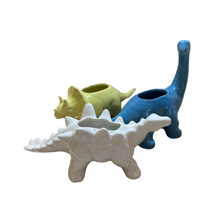 Dinosaur Planter Teal