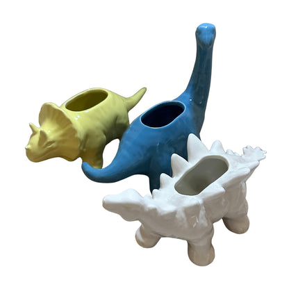 Dinosaur Planter Yellow
