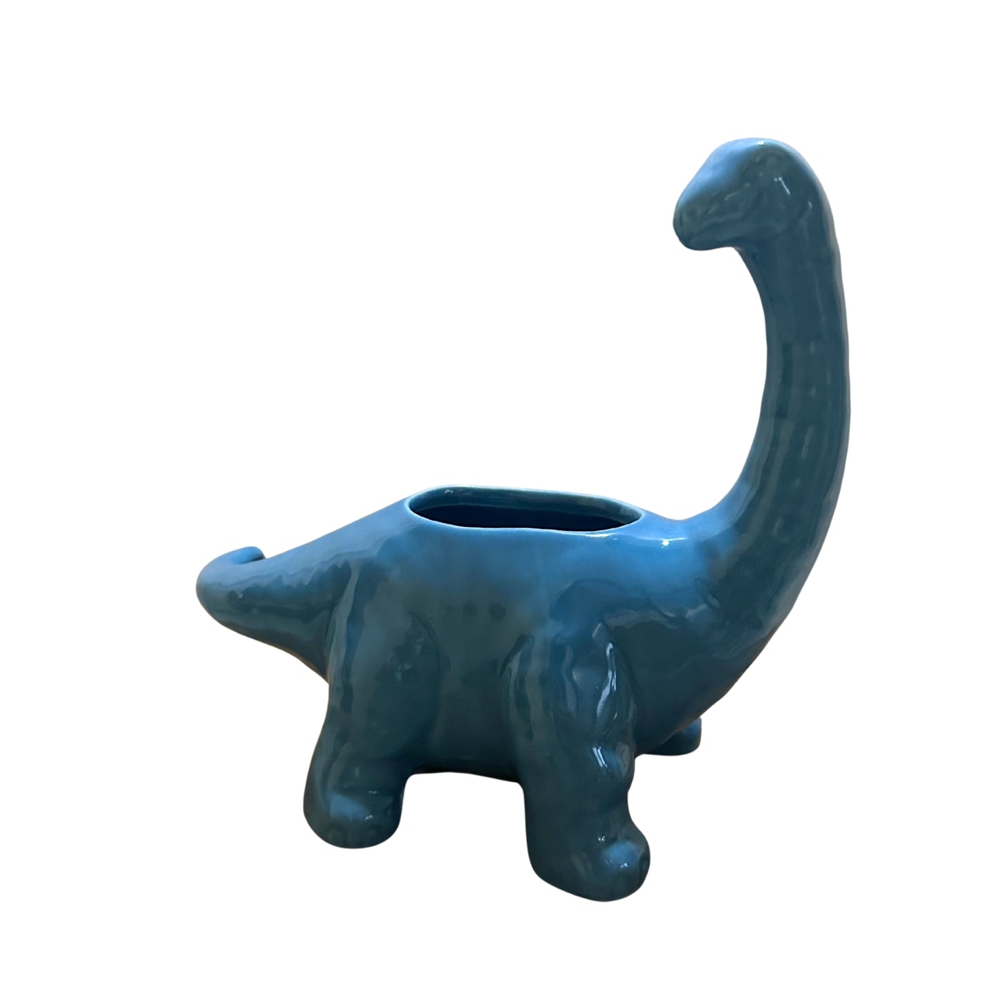 Dinosaur Planter Teal
