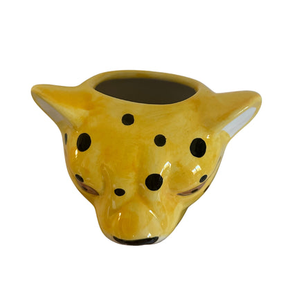 Ceramic Leopard Vase