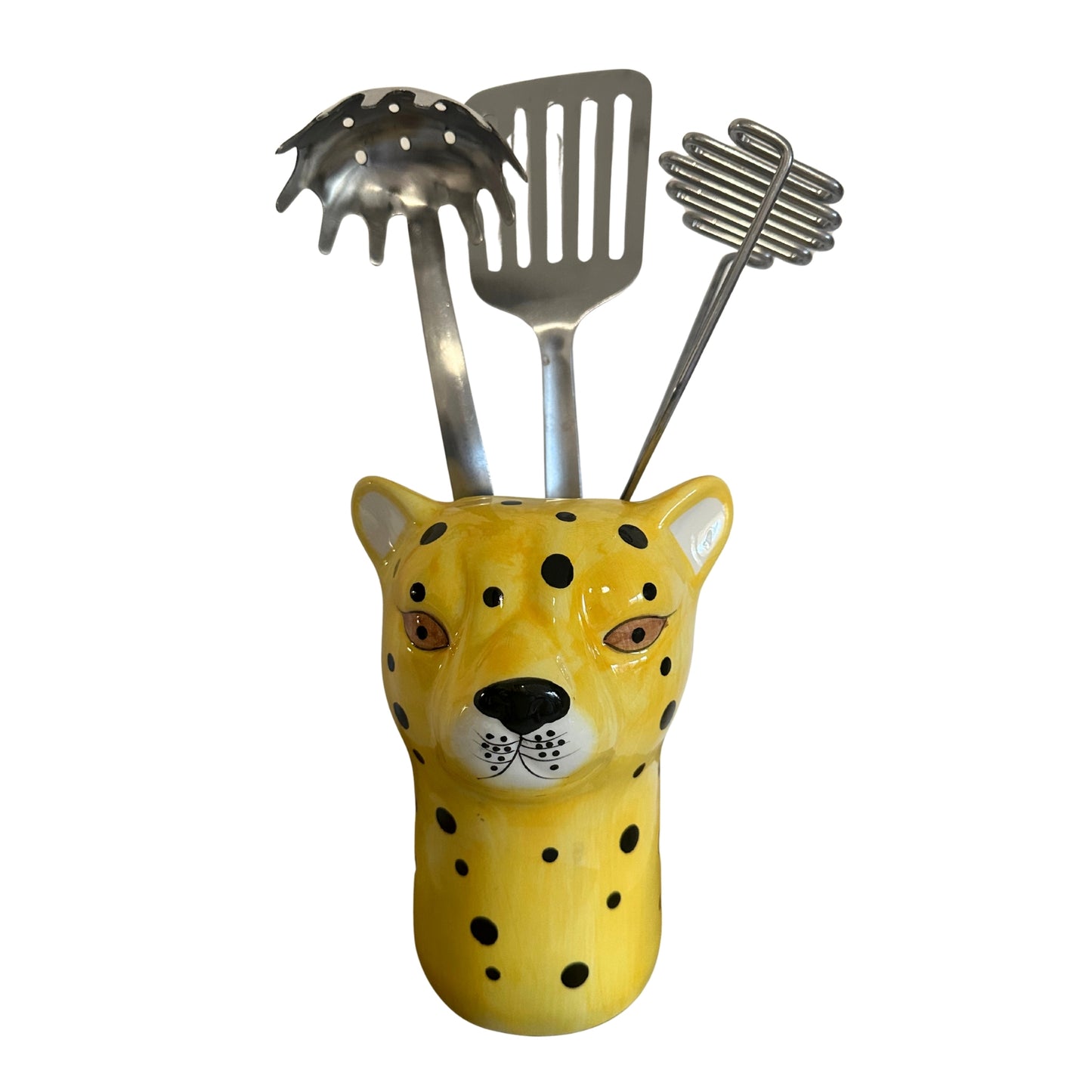 Ceramic Leopard Vase