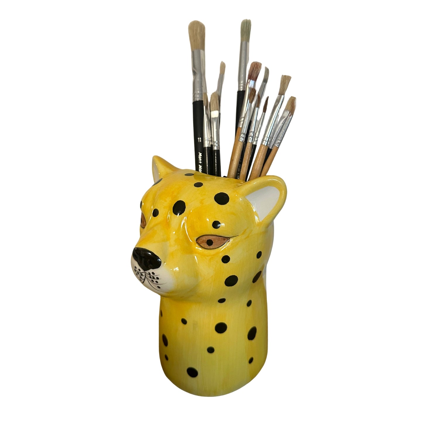 Ceramic Leopard Vase