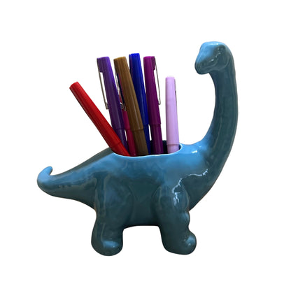 Dinosaur Planter Teal