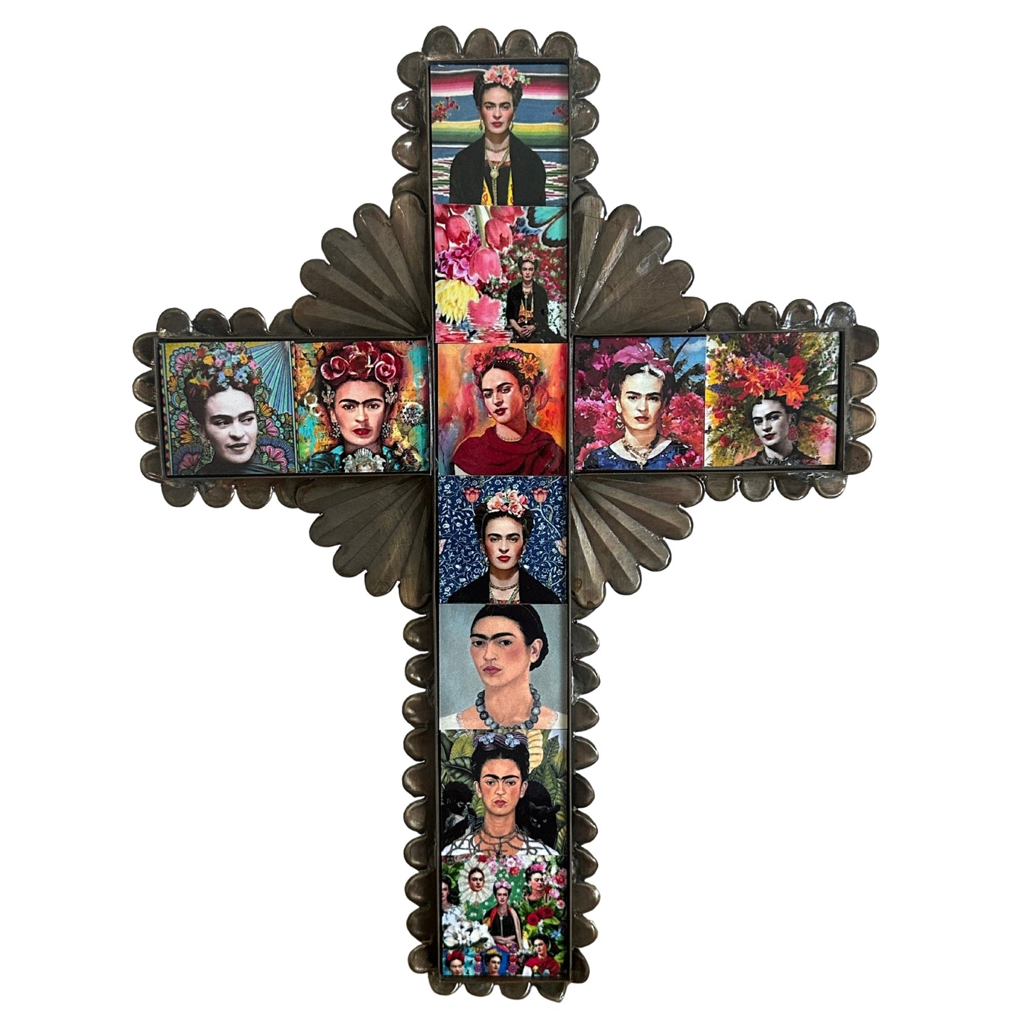 Frida Kahlo Picture Cross Large