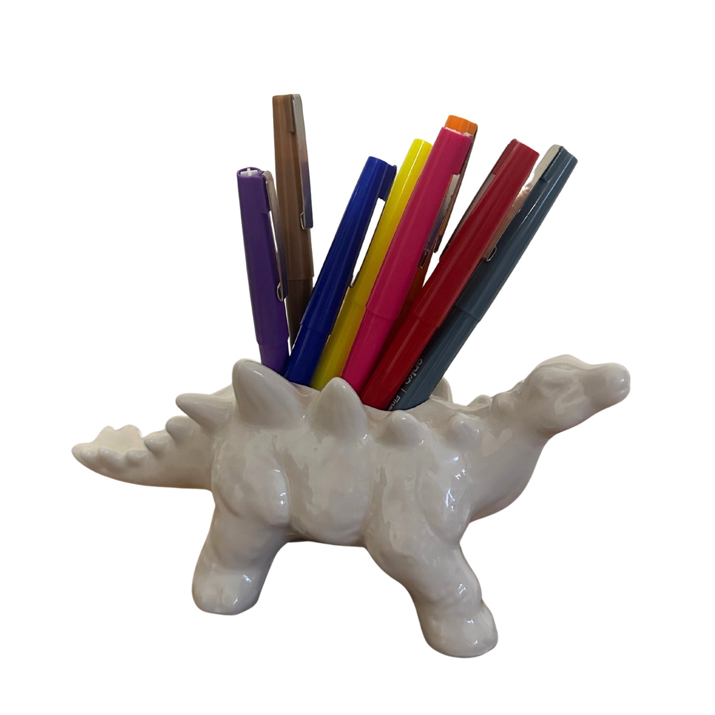 Dinosaur Planter White