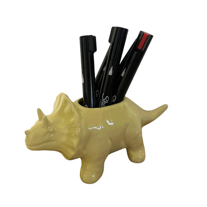 Dinosaur Planter Yellow