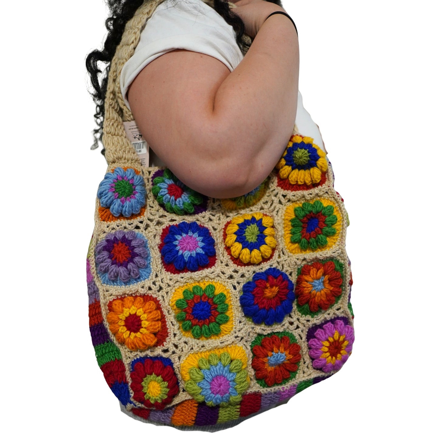 Crochet Rainbow Bag
