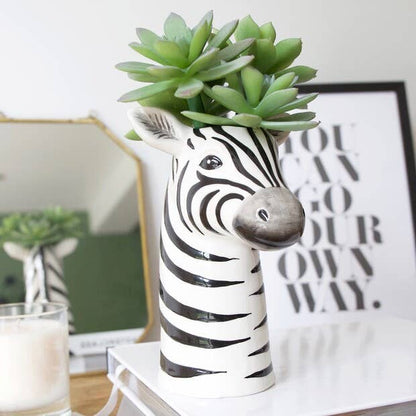 Zebra Vase