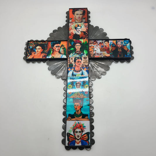 Frida Kahlo Picture Cross Large