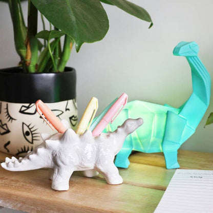 Dinosaur Planter White